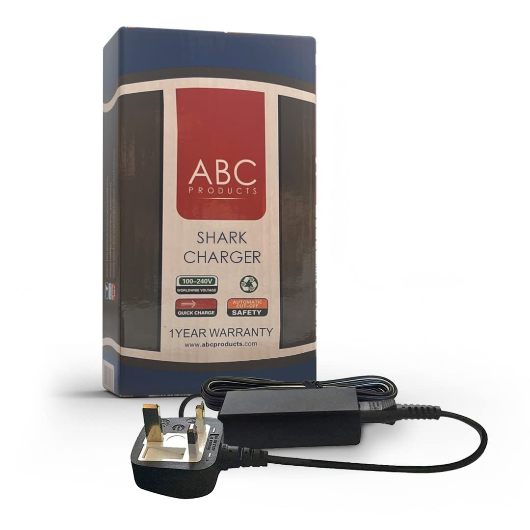 Replacement Shark Battery Charger for Duo Clean IF200, IF201, IF202, IF250, IF251, IF281, IF285, IZ103UKGB, IZ201, IZ201UK, IZ201UKT, IZ202UK, IZ251, IZ251UKT, IZ252UK, IZ252UKT Vacuum Cleaner Hoover