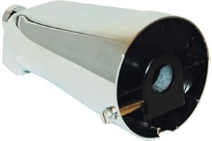 EZ-FLO 15126, Chrome Slip-On Diverter Spout with Set Screw, 5-1/8 inch