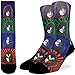 Good Luck Sock Men's Kiss Pop Art Socks - Black, Adult Shoe Size 8-13