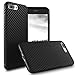 iPhone 7 Plus Case, BASSTOP Carbon Fiber Hybrid Rubberized Super-Slim Anti-Slip Grip Full Body Protector Cover Premium Flexible Soft TPU Case or Apple iPhone 7 Plus (Black 5.5