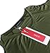 Urban CoCo Women's Vogue Shoulder Off Wide Hem Design Top Shirt (Army Green, S)