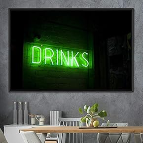 signwin Framed Canvas Wall Art Illuminated Words 3D...