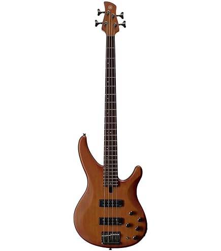 Amazon.com: Yamaha BB435 BB-Series 5-String Bass Guitar, Tobacco