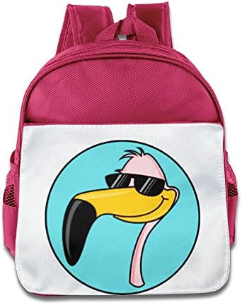 OurLove Cool Flamingo Boy Daypack Outdoor Size Size Key Pink