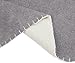 AmazonBasics Reversible Fleece Blanket - Full/Queen, Grey/Cream