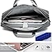 CoolBELL 15.6 Inch Nylon Laptop Bag Shoulder Bag with Strap Multicompartment Messenger Hand Bag Tablet Briefcase for iPad Pro/Laptop/MacBook/Ultrabook/Men/Women/College (Grey)