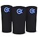 Crescendo Athletics Knee Protection, Sleeve Brace Provides Compression, Warmth, and Support, Avoid Injury While Running, Weightlifting, or Playing Sports (colors Grey or Black, Sizes S, M, L, XL)
