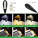 MINGER LED Book Light, Clip Reading Light USB Rechargeable Lamp 7 LED Beads 9 Level Brightness Warm/Cool White Eye-Care, 60 Hours Portable Reading Lamp for Kindles, Books for Adults Kids in Bed