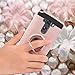 YmhxcY Phone Case Compatible with G3 Case with HD Phone Screen Protector,360 Degree Rotating Ring & Bracket Dual Layer Resistant Back Cover for G3 2014-ZH Rose Gold