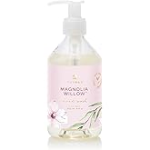Thymes Hand Wash - Moisturizing Hand Soap Dispenser with Pump - Skin Care - Hydrating Liquid Soap Scented with Notes of Willow, Magnolia Blossoms, Jasmine, & White Mahogany (Magnolia Willow, 9 fl oz)