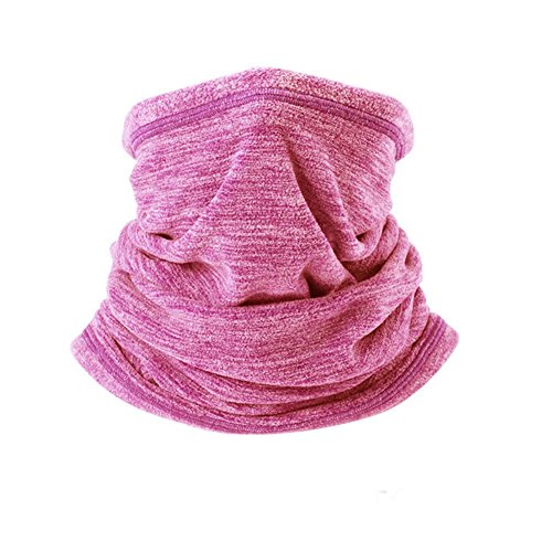 Lucoo fashion comfortable Winter Windbreak Pattern Face Mask Motorcycle Face Masks Half Face Out Riding Bicycle Football Outdoor Sport balacava (Hot Pink) - Thumbnail 2