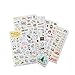 Marrywindix Tech 6 Sheets Decorative Scrapbooking Craft Sticker Diary Album Sticker Adhesive, Model: MK 6012, Office Shop