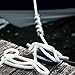 Katzco Nylon Rope Twisted Solid Braided 2 Pack of 1/8 Inch x 50 Foot Ropes - for Camping, Sports and Outdoors, Construction, Moving, Furniture, Towing, Wheel and Axles, Boat Docks, and Fishing