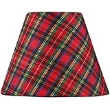 Livex Lighting S328 Plaid Hardback Clip Chandelier Shade, 5