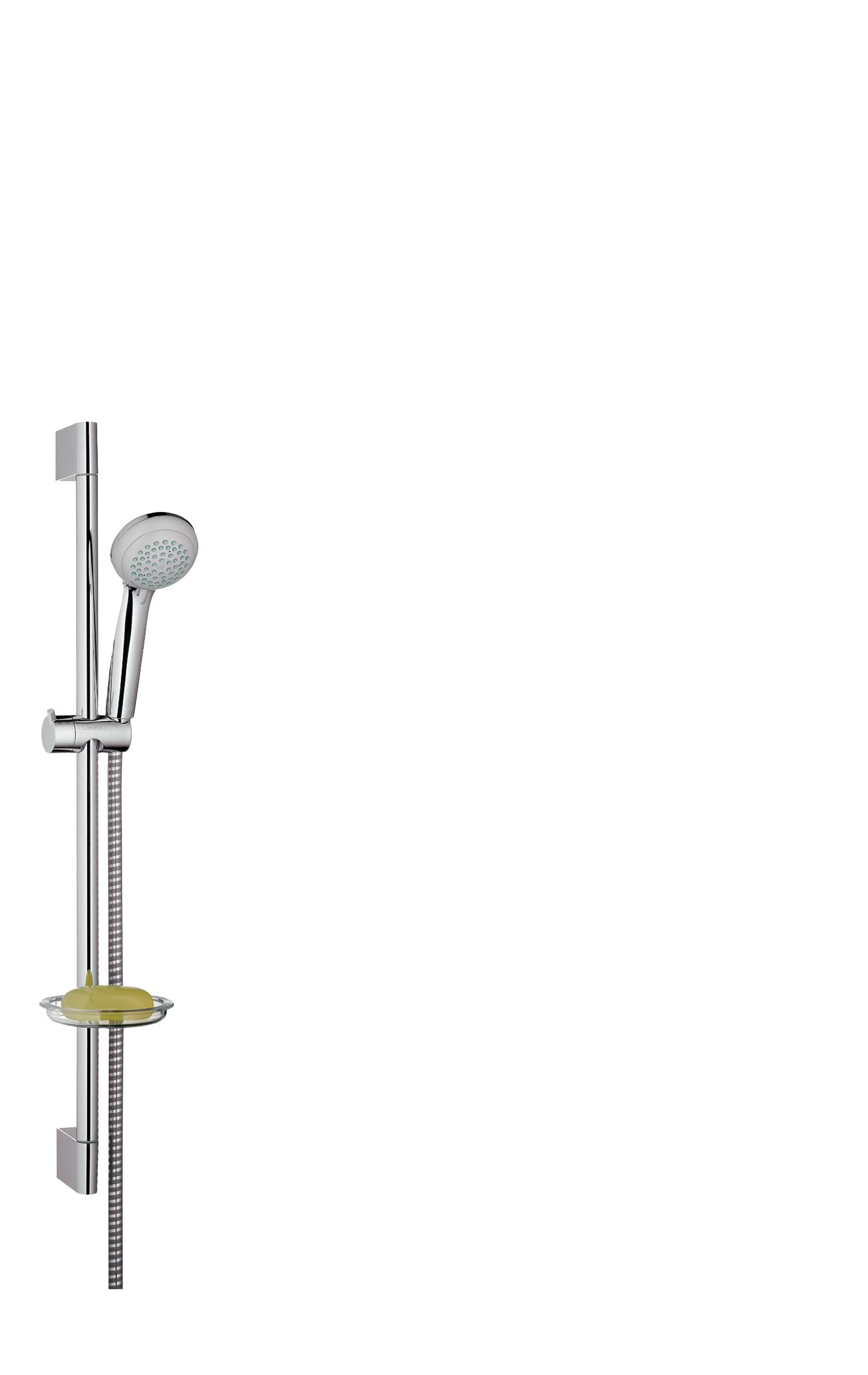 hansgrohe Crometta 85 Shower set Vario with shower rail 65 cm and soap dish