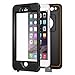 iPhone 6/6s Waterproof Case,Redpepper IP68 Certified Clear Underwater Full Body Built-in Screen Protector Shock/Snow/Dirt proof Extreme Durable Waterproof Case for iPhone 6/6s.(Black)