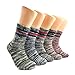 AIMKE 5 Pack Men's Hiking Socks for Outdoor sports, Snowboard, Camping and hiking, climbing, Trekking