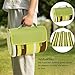 Outdoor Water-Resistant Picnic Blanket Tote,Green Stripe