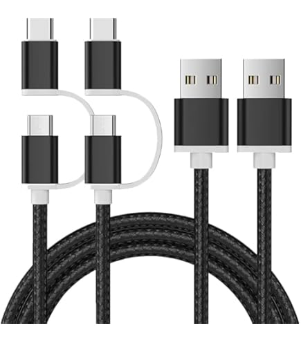 Caricabatterie Da Parete + Cavo Di Ricarica Micro USB 3FT Per Tablet Amazon Kindle Fire HD 7/8