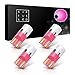 SIRIUSLED AG Super Bright 300 Lumen Ultra Compact LED Interior Light Bulb Size 168 175 194 2825 Pack of 4 Color Purple Hot Pink