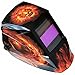 Antra AH7-360-7311 Solar Power Auto Darkening Welding Helmet with AntFi X60-3 Wide Shade Range 4/5-9/9-13 with Grinding Feature Extra lens covers Good for TIG MMA MIG Plasma