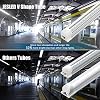 4 Pack T8 8FT LED Shop Light Fixture 72W 8 Foot Linkable LED