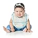 Bumkins Petit Collage Waterproof Starter Bib, Elephant Splash (4-9 Months)