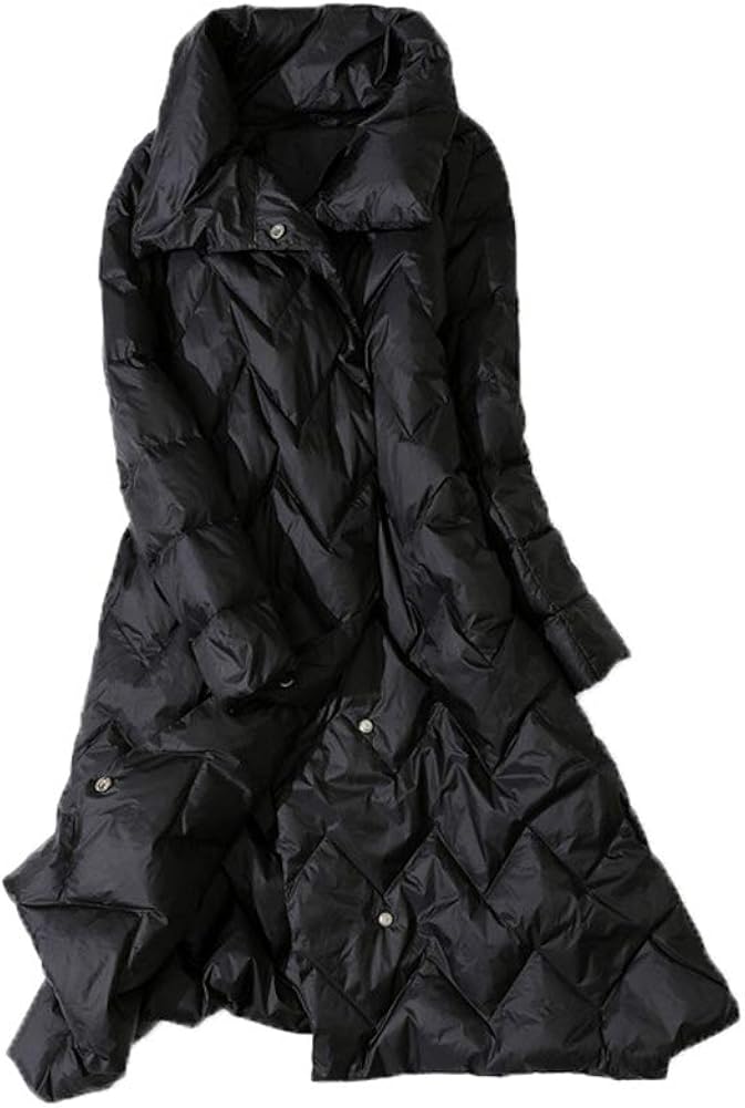 DGSFES Women's ladies down jacket lightweight Winter Coats Long Padded