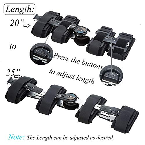 Hinged ROM Knee Brace with Strap,Ideal for ACL/Ligament/Sports Injuries, Mild Osteoarthritis(OA) & for Preventive Protection from Knee Joint Pain/Degeneration