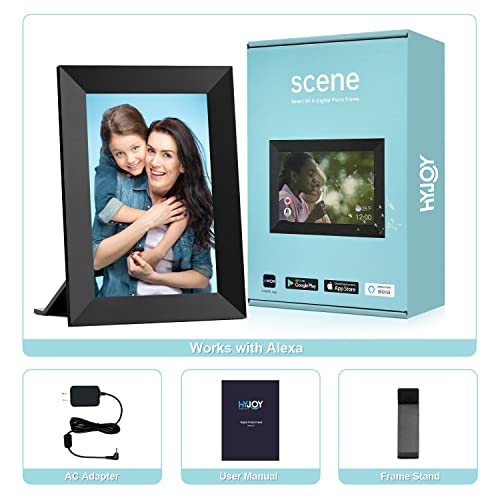 Digital Photo Frame Hyjoy WiFi Digital Picture Frame 8 Inch with IPS HD