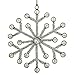 Handmade Snowflake Iron & Glass Pendant Christmas Tree Ornaments Set | ShalinIndia Elegant Hanging Decor for Home and Party Decoration | 6 Inches Christmas Decorations for Tree