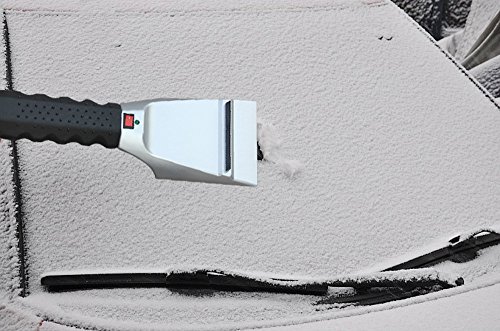 Cleaning Snow Shovel, FTXJ 1PC Extendable Car Vehicle Window Snow Ice Electric Heated Scraper Snowbrush Removal Brush - Thumbnail 5