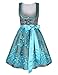 Clearlove Women German Dirndl Dress Costumes for Bavarian Oktoberfest Halloween Carnival (M, Blue)