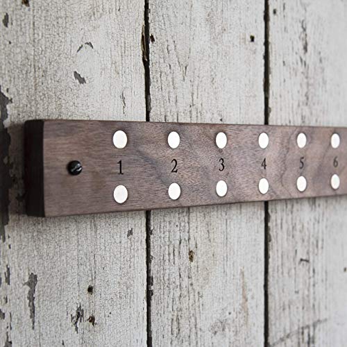 Mess Hall Knife Rack in Walnut (6 Knives)