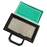 HEYZLASS 499486S 698754 Air Filter, for Briggs Stratton 499486 Lawn Mower Air Filter Cartridge, Fit B&S 18-26 HP Intek V-Twins Engine Air Cleaner