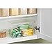 InterDesign Kitchen, Pantry, Refrigerator, Freezer Storage Container with Hinged Lid, 6.25-Quart, Clear