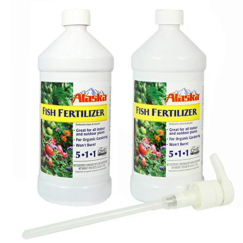 Alaska Fish Fertilizer- 32 oz - 2 Pack with Pump