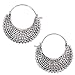 NOVICA Artisan Handcrafted Sterling Silver | Charm Silver | Hypoallergenic | Lightweight Women | Bohemian | Vintage Hoop Earrings