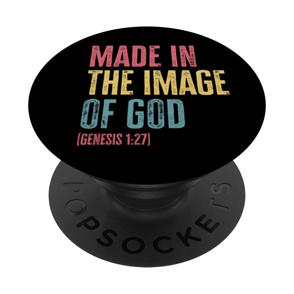 Jesus Faith Christians Made In The Image Of God PopSockets Swappable PopGrip