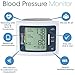 Digital Automatic Blood Pressure Monitor Wrist - Large Screen - Comfortable Cuff & Fast Reading machine - FDA Approved BP Monitors Top rated Electronic Machines and Cuffs for Home Use -iProvèn BPM-337