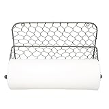 Wall Paper Towel Holder with Chicken Wire