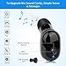 Wireless Bluetooth Earbud,Single Headphone Waterproof Comfortable Stereo Earphone（6 Hours 100ft） Built-in Mic Water-Resistant iPhone 8 X Samsung Note 8 Mate 10 Most Phones PC(Black, 1 Piece