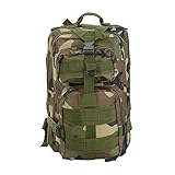 AW 30L 600D Tactical Army Rucksacks Molle Backpack Waterproof Camping Outdoor Hiking Trekking Bag Forest Camouflage