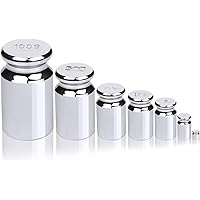7 PCS Calibration Weights, Scale Calibration Weight Set 1g 2g 5g 10g 20g 50g 100g, Carbon Steel Small Weight, Scale Weights f