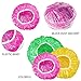 240 Pieces Colorful Reusable Food Storage Covers Elastic Bowl Covers Plastic Dish Plate Covers for Family Outdoor Picnic