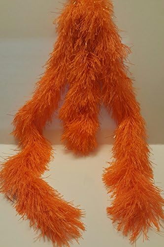 Feather Boa Faux Bright Orange Costume Accessory Pretend Play Party Favor