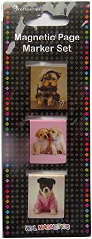 Magnetic Page Book Marks - Puppies - by Wildside