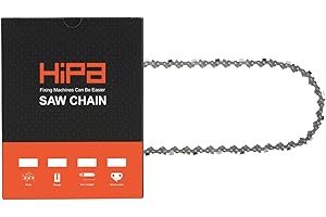 Hipa 18 Inch Chainsaw Chain 3/8"LP .050"Gauge 62 Drive Links Fits ECHO CS400 E-GO CS1800 CS1804 Poulan Pro PR4218 PP4218A Oregon CS1500 S62 Chains
