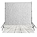 LYLYCTY 5X7ft Photography Background White Brick Wall Wood Floor Theme Backdrops Photo Studio Backdrop Props LY028