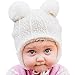 JAN & JUL Baby Toddler Winter Earflap Beanie Hat (M: 6-24 Months, Cream Bear)